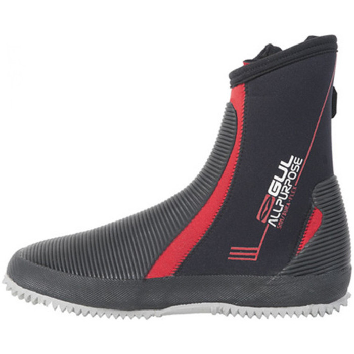 Gul All Purpose 5mm Boots in Black / RED BO1276