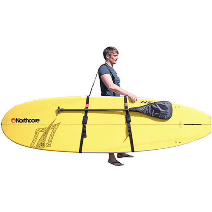 2024 Northcore Deluxe SUP / Surfboard Carry Sling NOCO16B - Yellow