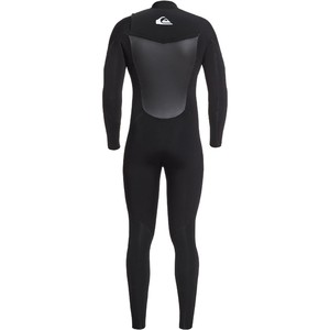 2020 Quiksilver Mens Syncro 3/2mm Chest Zip Wetsuit EQYW103085 - Black / Silver