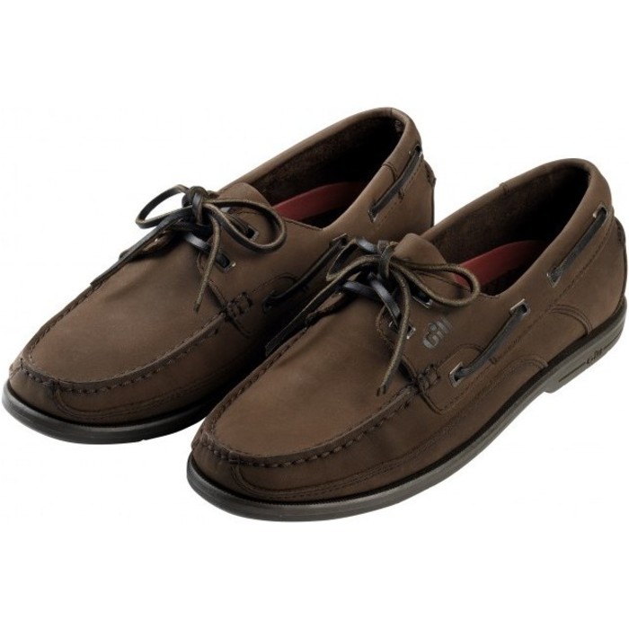 Gill Baltimore 2 Eye Deck Shoe in Dark Brown / Nubuck 920