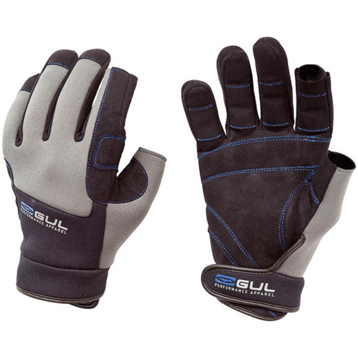 2018 Gul Winter 3 Finger Glove in Black / Charcoal GL1240