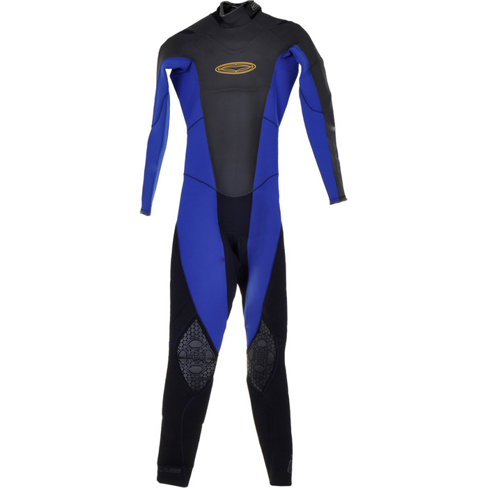 Gul FLEXOR 3/2 Herre Windsurf Steamer Wetsuit i BLACK / BLUE FX1201