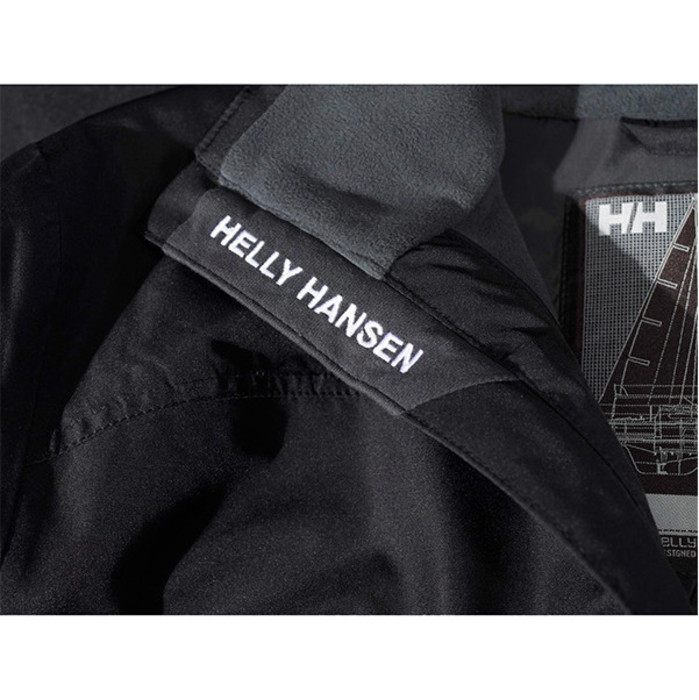 2024 Helly Hansen Mens Crew Midlayer Jacka 30253 - Black