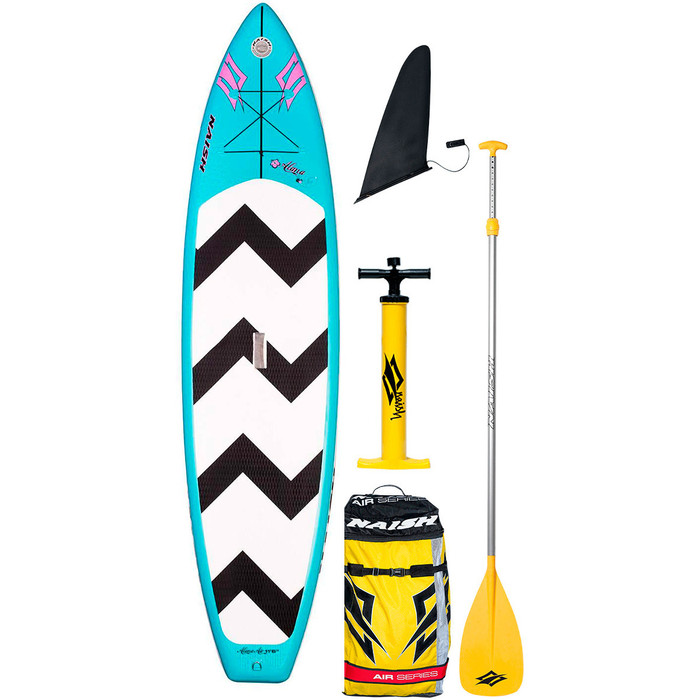  2016 Naish Alana Air SUP Schlauchboot Stand Up Paddle Board 11'6 "inc Paddle, Pumpe, BAG & Leine