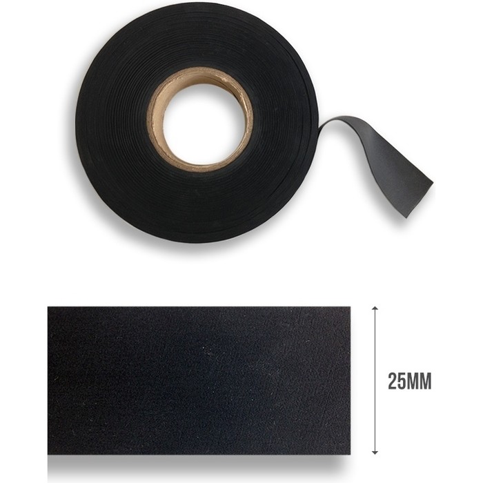 Neopreen Reparatieband 25mm breed, prijs per meter