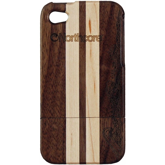 Northcore Apple iPhone 4 / 4S Caso de madera NOCO76