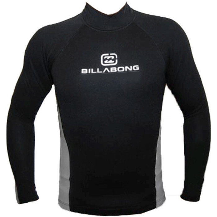 Billabong Equator 1 0 5mm Neoprene Top in BLACK WHITE SILVER 2ND