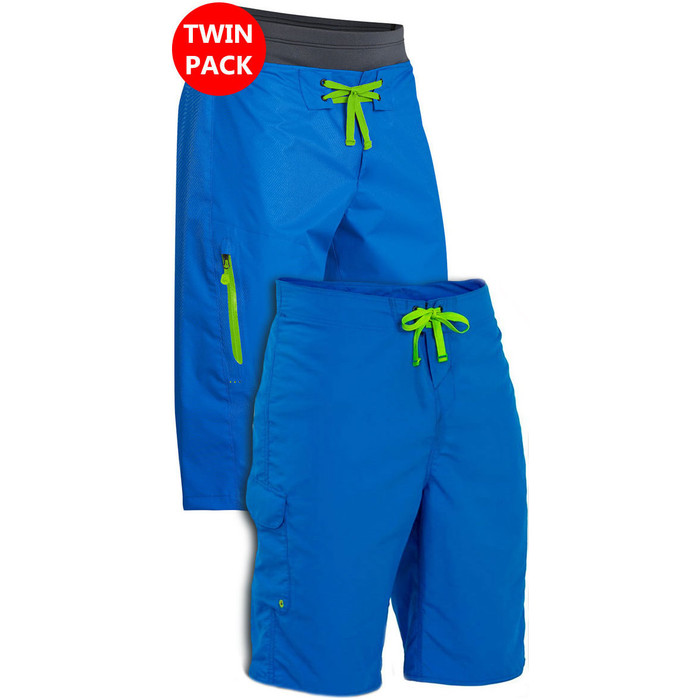 Palm Heren Lente & Zomer Shorts: Horizon + Skyline Kano / Kajak Shorts Blauw