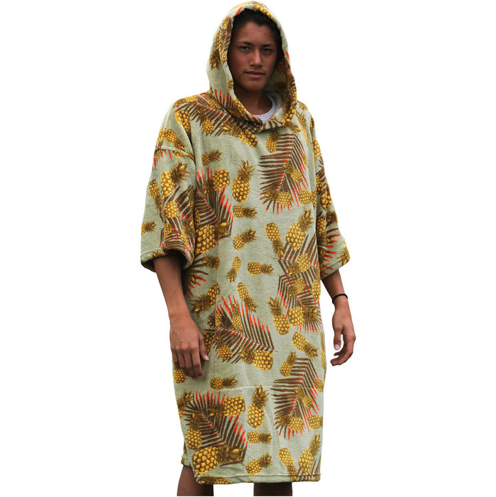 2018 TLS SURF HOODED CHANGING ROBE / PONCHO - Abacaxi