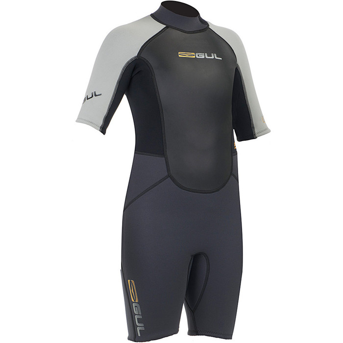 Gul Junior Response 3 / 2mm Shorty Wetsuit Graphite / Silver RE3322