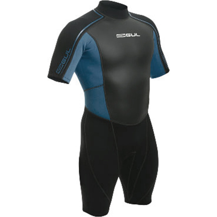 Gul Response 3/2mm Junior Shorty Wetsuit Navy / Silver RE3303 - 2ND
