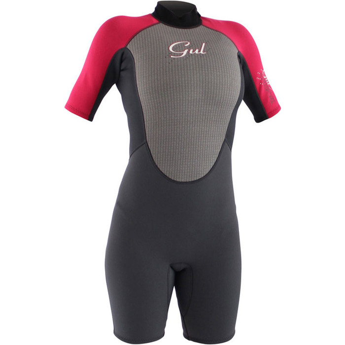 Gul Response Junior 3 / 2mm Shorty Wetsuit Graphite / Magenta / SILVER RE3321