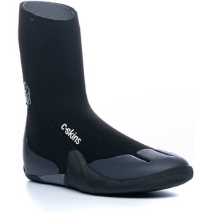 2023 C-Skins Legend 5mm Round Toe Boots C-BOLERT - Black / Charcoal