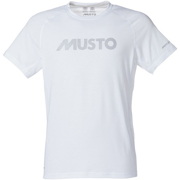 Musto ESSENTIAL EVOLUTION T-SHIRT UV UV RAPIDE Blanc SE0304