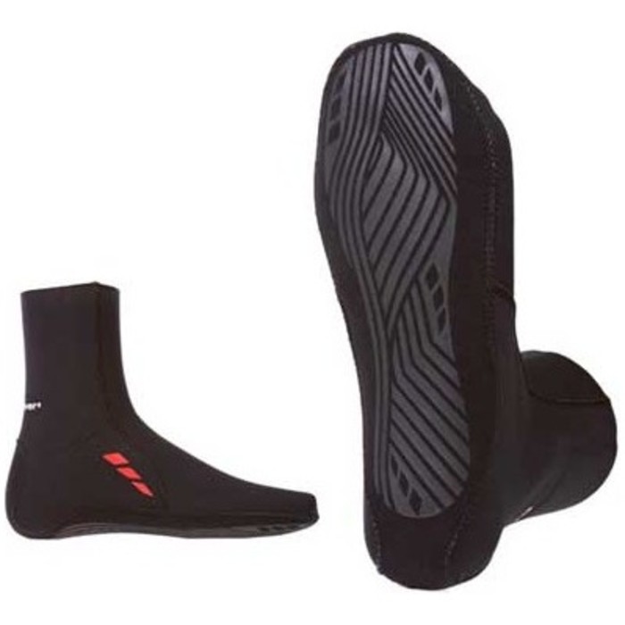 Crewsaver Slate 3mm neoprene wetsuit Sock - BLACK 6359