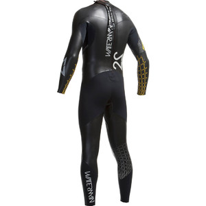 2015 Gul Waterman 2mm BS Back Zip Open Water / Triathlon Swimsuit BLACK TR1205