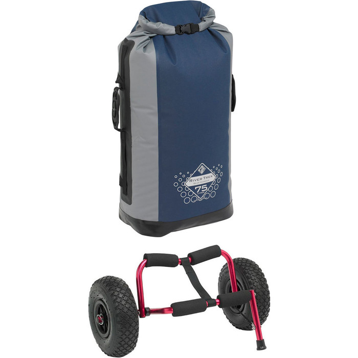 Offre Palm Trek: Trolley Caddy T100 Caddy Rouge + River Trek 75L Dry Bag
