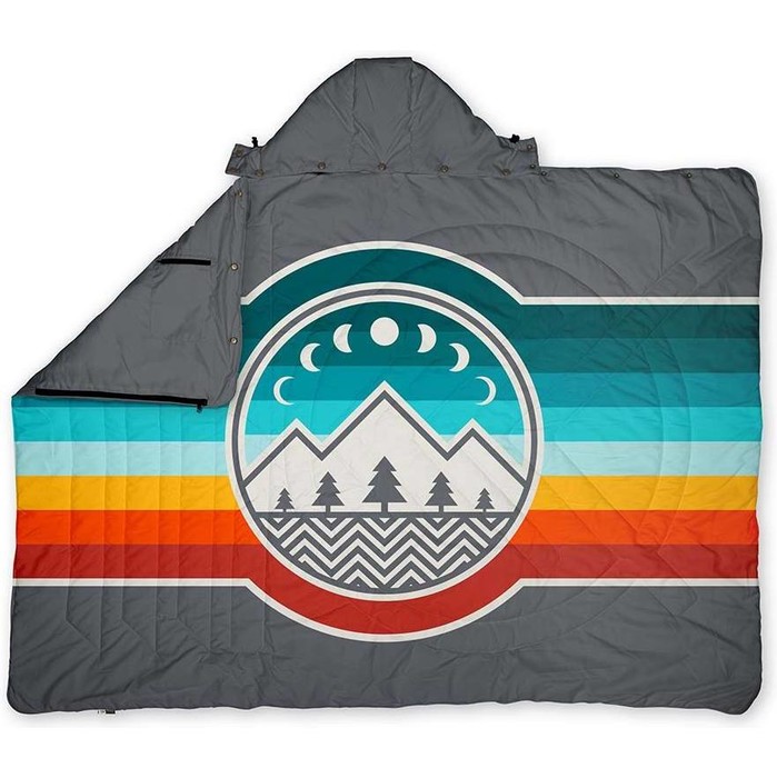 2022 Voited Recycled Ripstop Travel Blanket V20UN01BLPBT - Camp Vibes