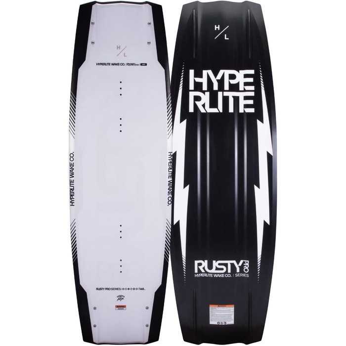 2022 Hyperlite Rusty Pro Wakeboard 22249010 - Negro / Blanco