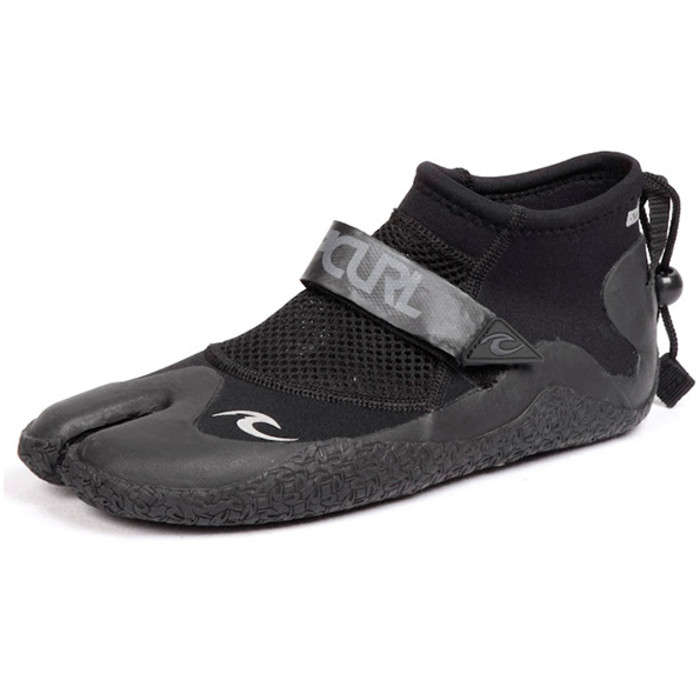 2021 Rip Curl 1.5mm Dawn Patrol Reefer Low Split Toe Chaussures De Combinaison Wbooat - Noir