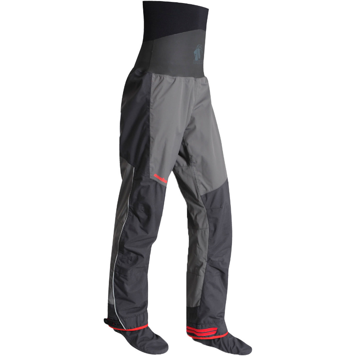 2026 Nookie Evolution Dry Pantalon Avec Chaussettes En Tissu TR30 - Charcoal Grey / Shadow Black