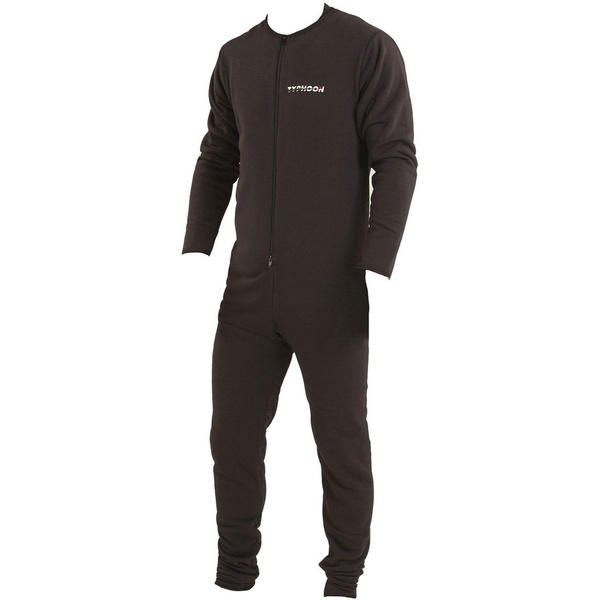 2024 Typhoon Multisport 5 Hinge Drysuit Including Con Zip & Underfleece BLACK / YELLOW 100165
