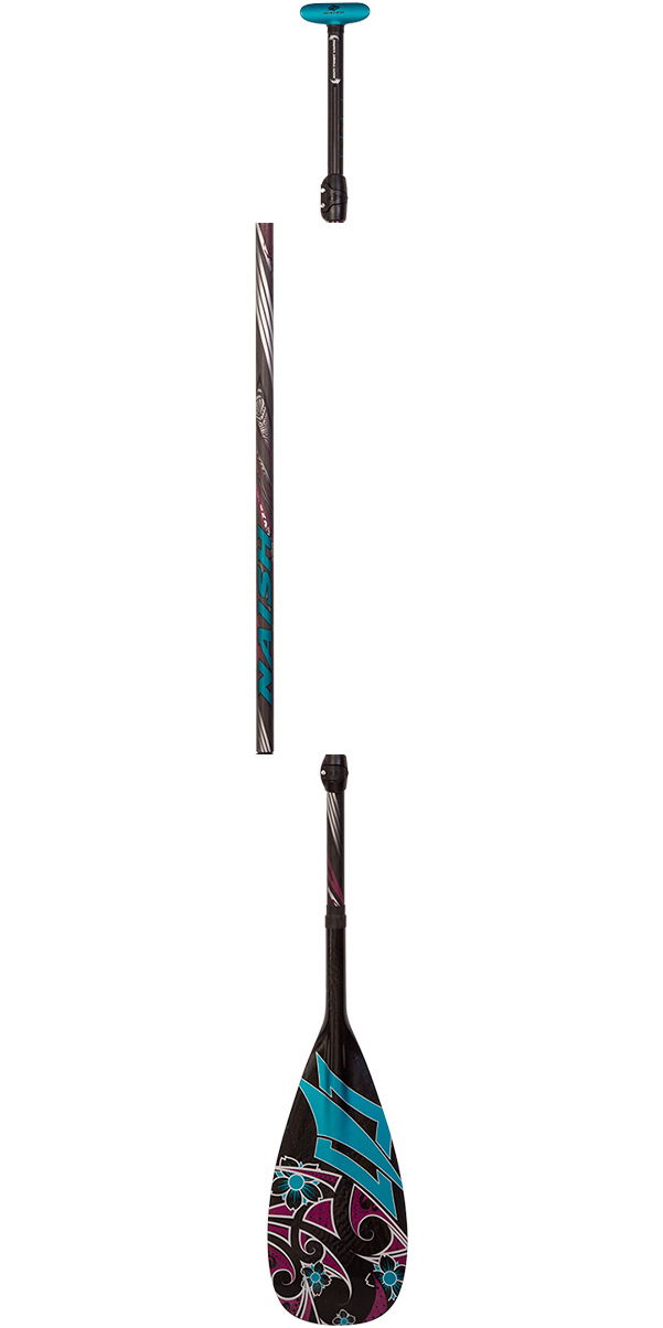 Naish Alana Ladies Vario 3-Piece Carbon / Glass SUP Paddle - 8 0