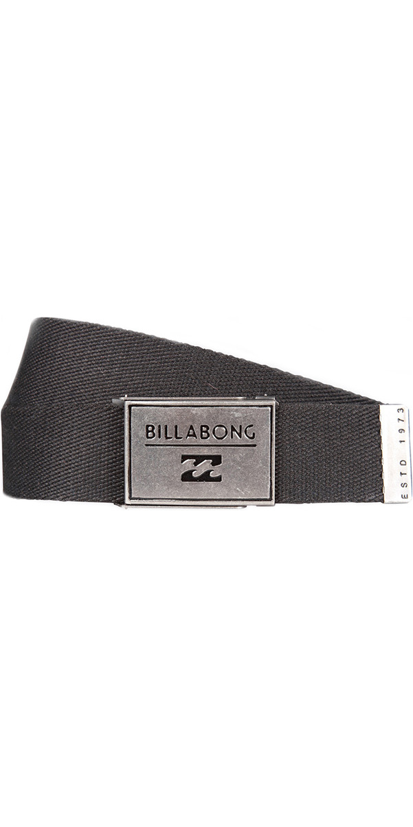 Billabong Revert Webbing Belt in Black 