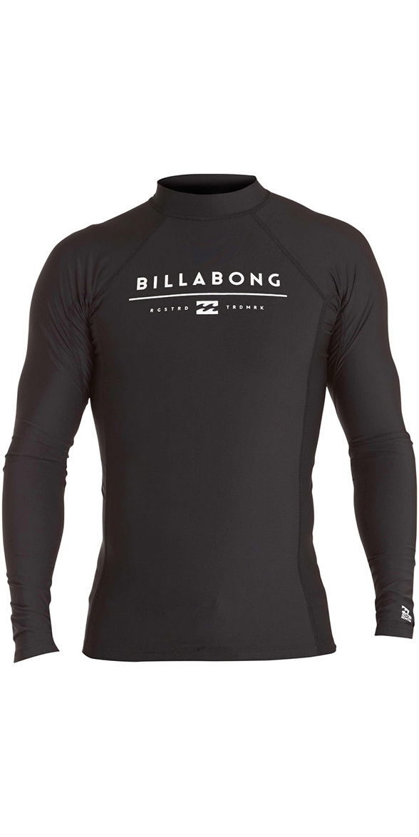 Billabong Junior Unity Long Sleeve Rash Vest in Black C4KY07