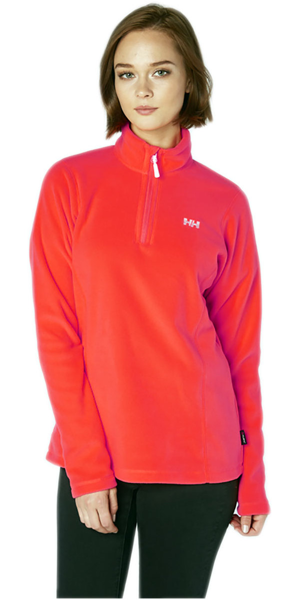 Helly Womens Daybreaker 1/2 Zip Fleece Neon Coral 50845 - Sailing - | Watersports Outlet