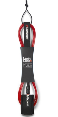 2026 Northcore 8FT Surfboard Leash NOCO56D - RED