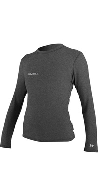 2026 ONeill Femmes Trvlr Hybrid Chemise Anti-UV à Manches Longues 4676 - Graphite