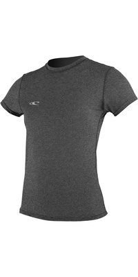2026 ONeill Trvlr Hybrid Kortärmad Surf-T-shirt För Damer 4675 - Graphite