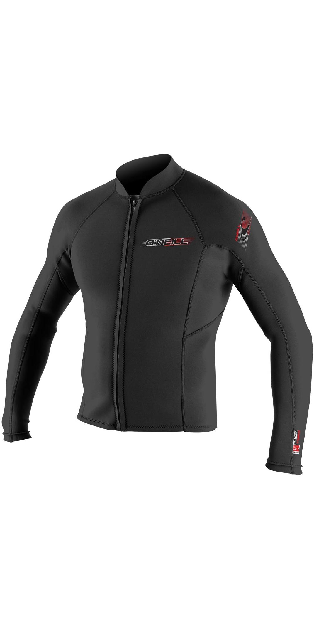 O'Neill Superlite 2mm Front Zip Neoprene Jacket BLACK 3806