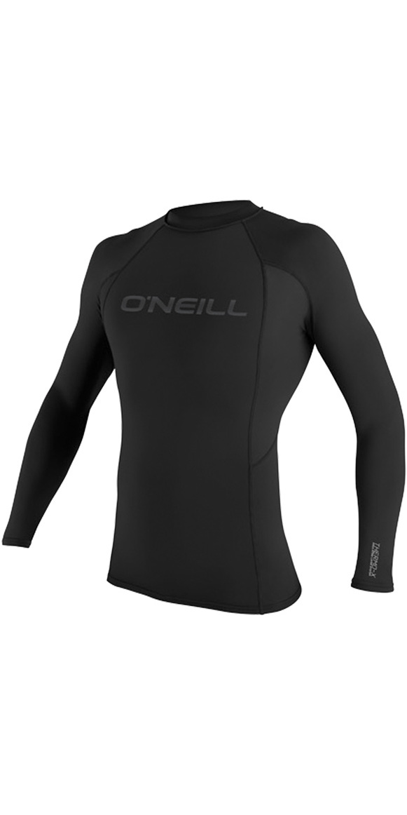 2024 O'Neill Youth Thermo-X Long Sleeve Crew Top 5009 - Black - Thermal Tops  