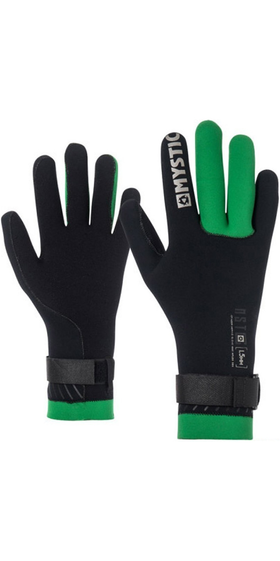 mil Merino Wool Glove 1,5 Black 2019 Mystic Neoprenhandschuhe MSTC 