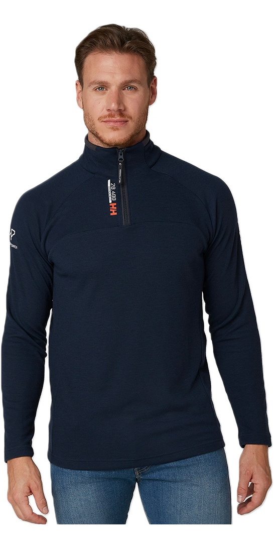 helly hansen half zip jumper