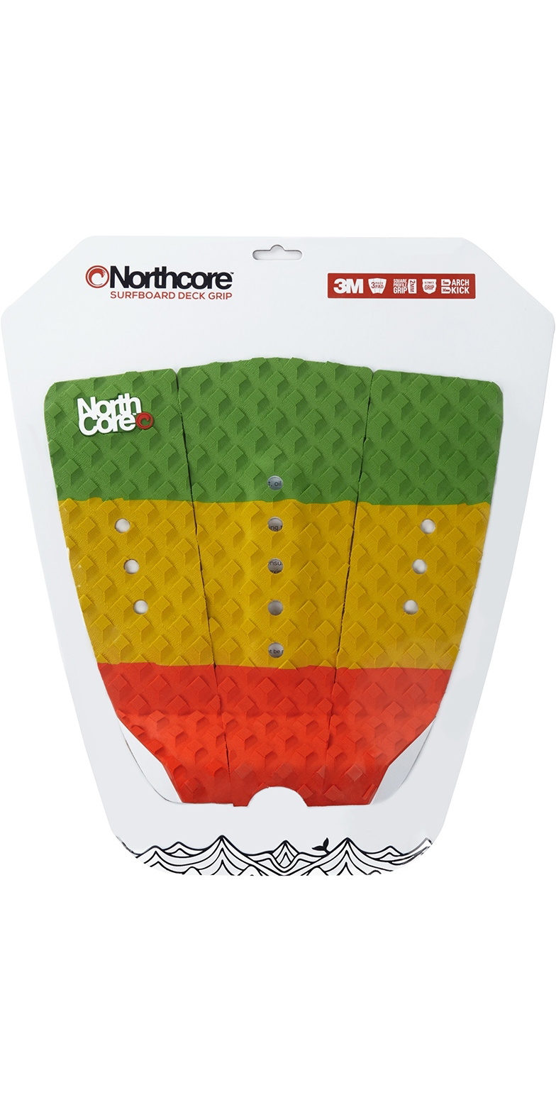 Northcore Ultimate Grip Deck Pad The Rasta Red/Green/Yellow NOCO63G |  Surfing | Wetsuitoutlet | Watersports Outlet, image size:784x1567