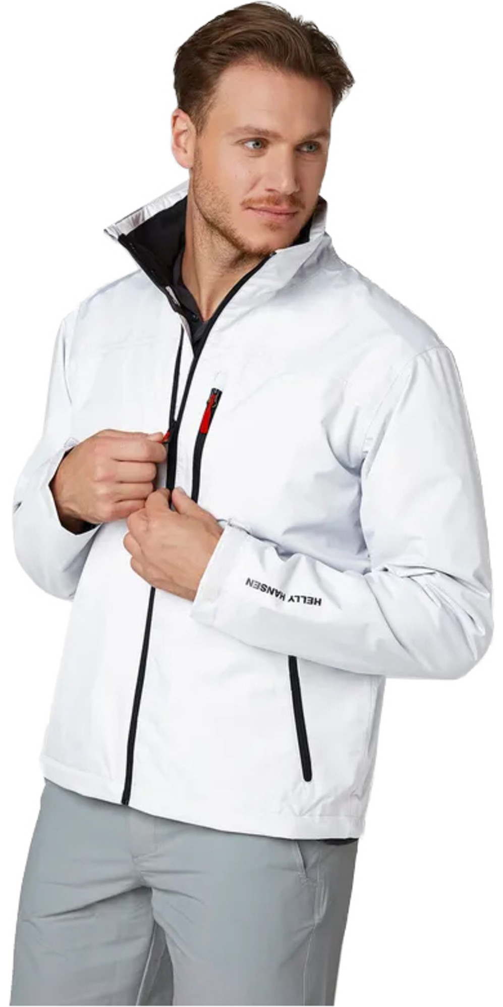 2023 Helly Hansen Crew Jacket WHITE 30263 - Sailing - Sailing Yacht - Shore | Watersports Outlet