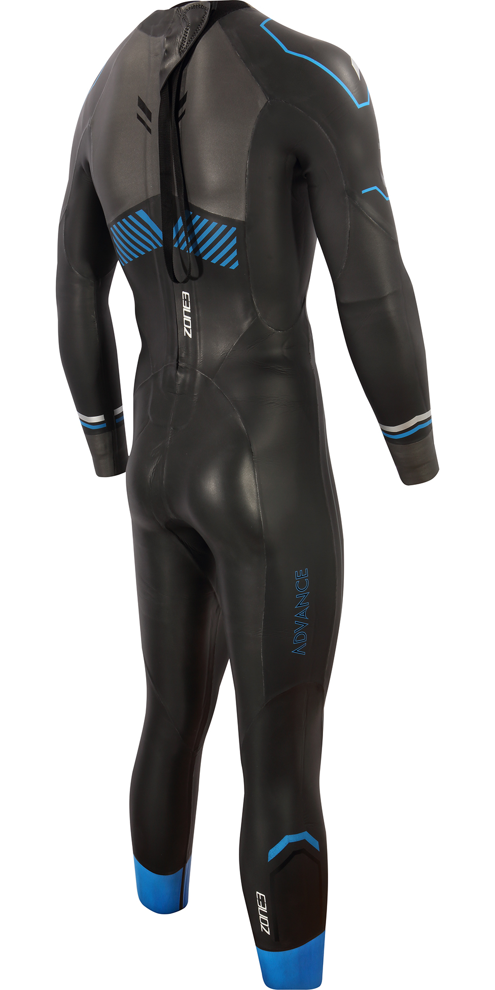 Zone3 Mens Advance Triathlon Wetsuit WS21MADV - Black Blue - Triathlon | Outlet