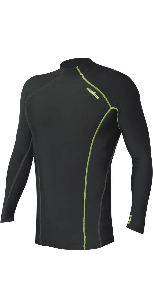 2024 Nookie Mens Softcore Long Sleeve Base Layer TH50 - Black / Lime -  Canoe & | Watersports Outlet