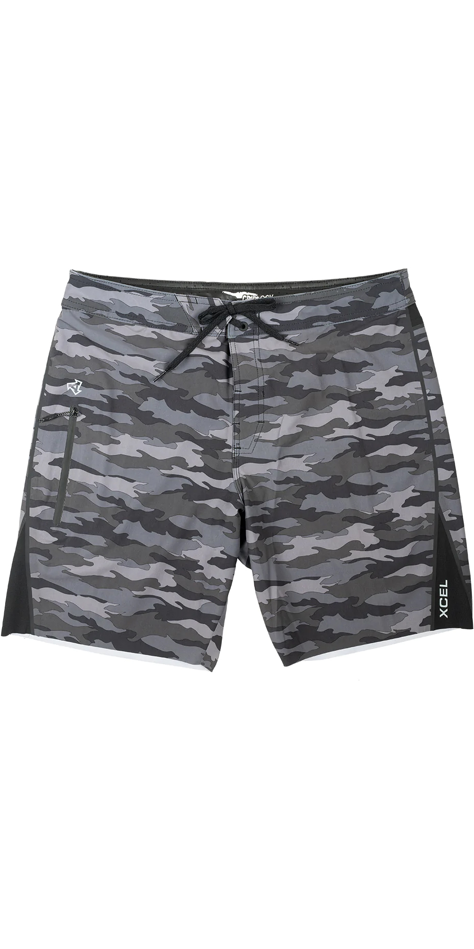 Mens Drylock Boardshort 18.5 Length Charcoal Camo - XCEL Wetsuits Europe -  Euro Store