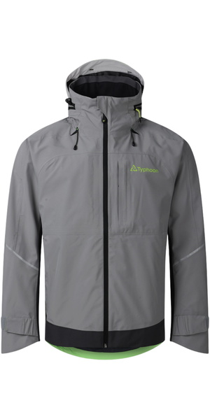 2026 Typhoon Performance Sailing Jacket P2037 - Slate / Lime