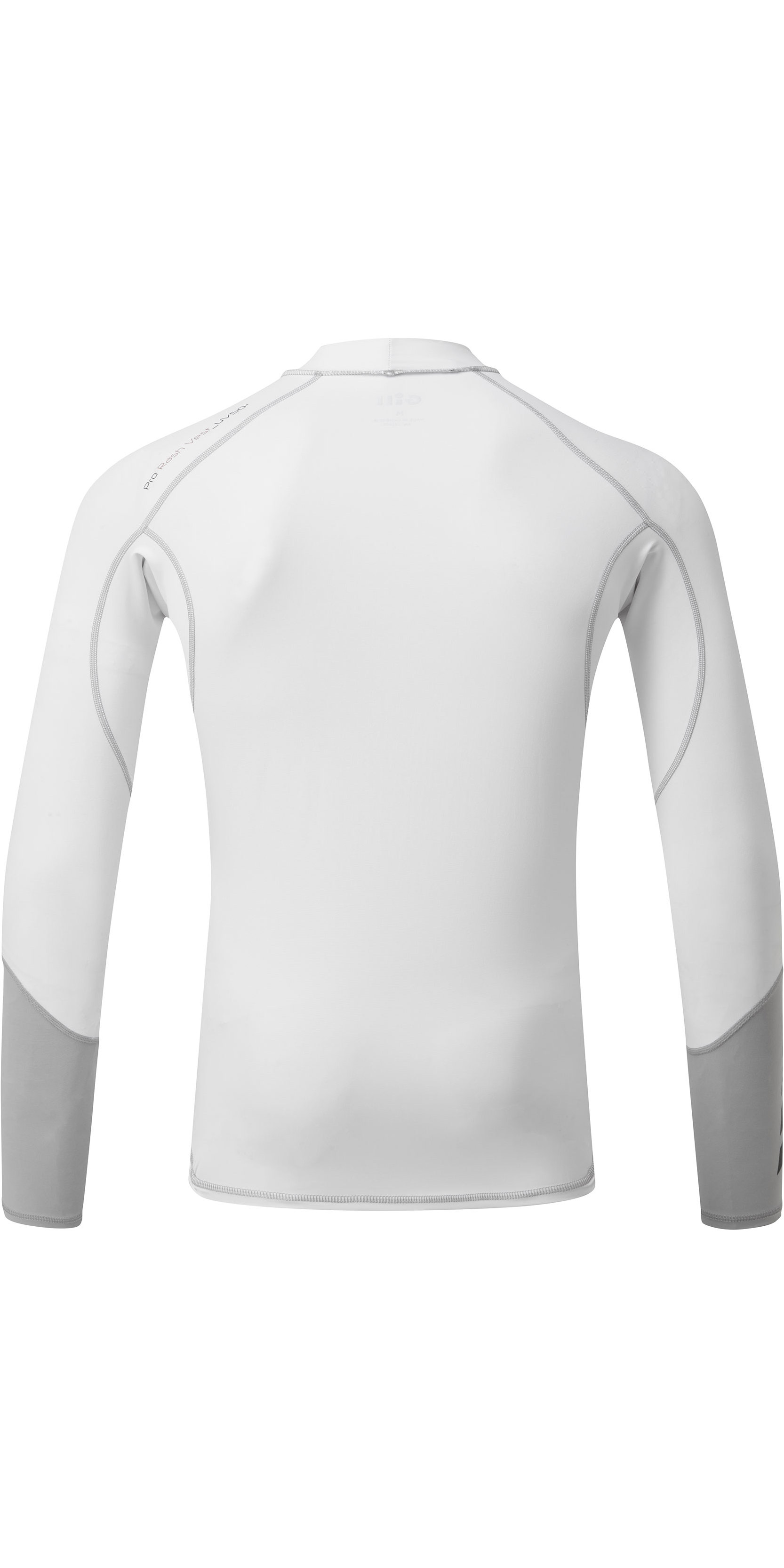 GILL Mens Pro Rash Vest 4 Way Stretch Rash Guard Fabric with 50 UV Sun Protection Long Sleeve 