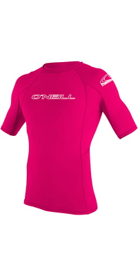 2026 Oneill Ungdomar Skins Kortärmad Lycra Vest 3345 - Vattenmelon
