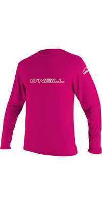 2026 Oneill Ungdomar Skins Långärmad Rash Tee 4341 - Vattenmelon