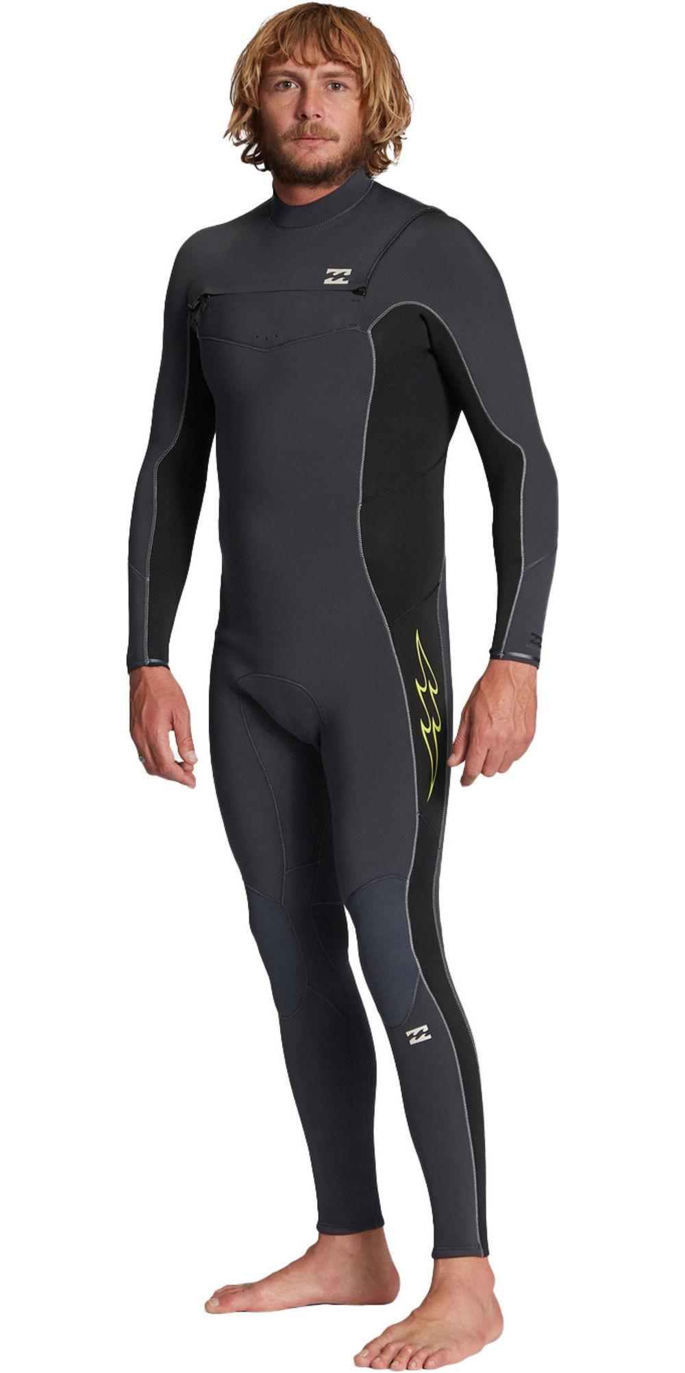 2024 Billabong Mens Absolute 3/2mm GBS Chest Zip Wetsuit
