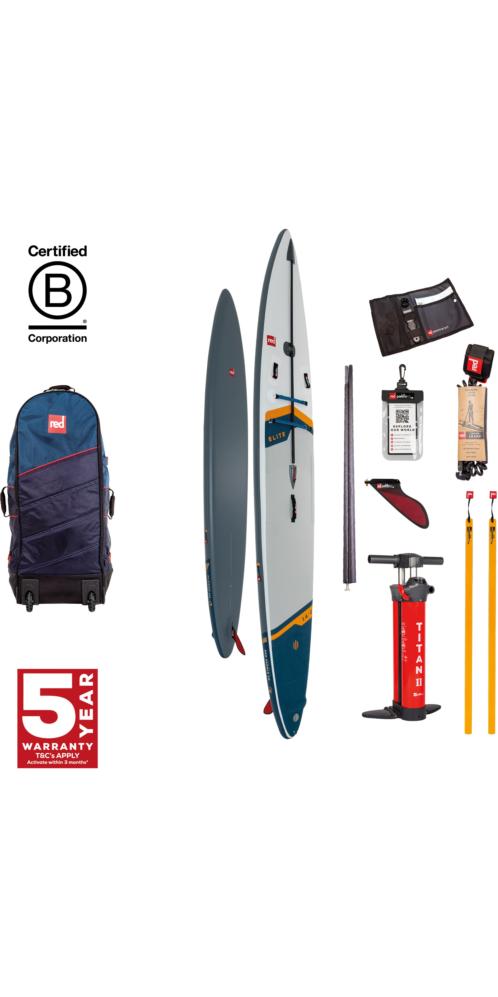 2024 Red Paddle Co 14'0'' Elite MSL Stand Up Paddle Board Bag 