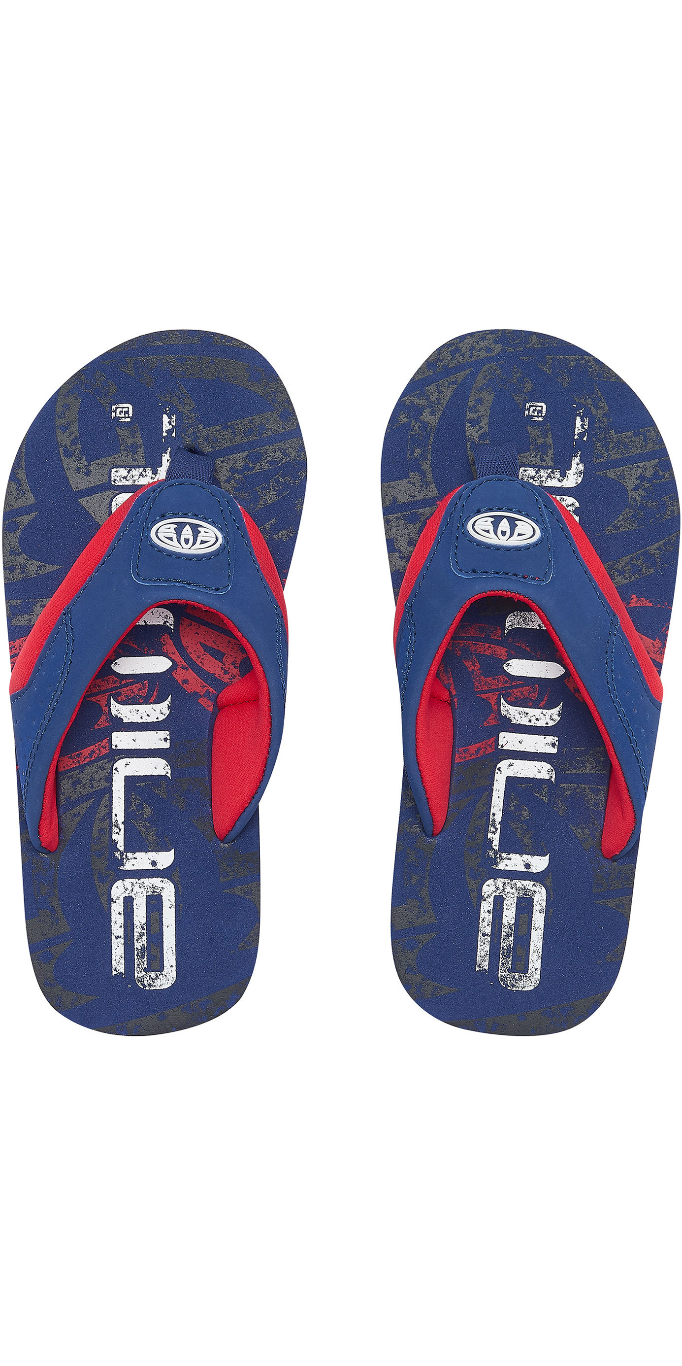 animal jekyl logo flip flops