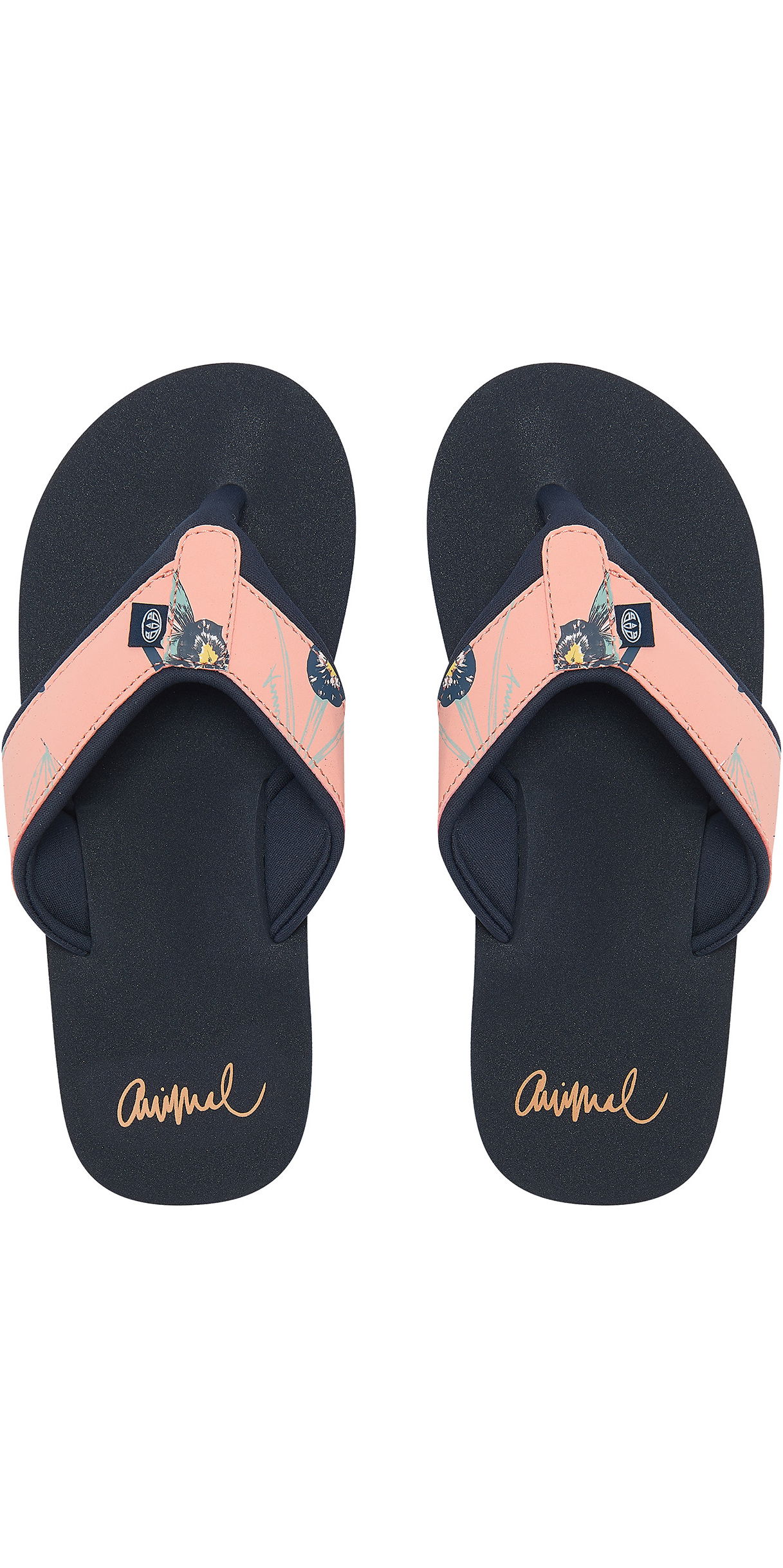 animal flip flops